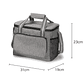 Lonchera Bolsa Térmica De Almuerzo Portátil Gran Capacidad - Miniatura 5