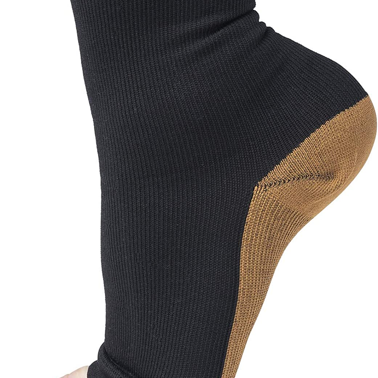 2 Pares Medias De Compresión Con Cierre Varices, Circulacion 2