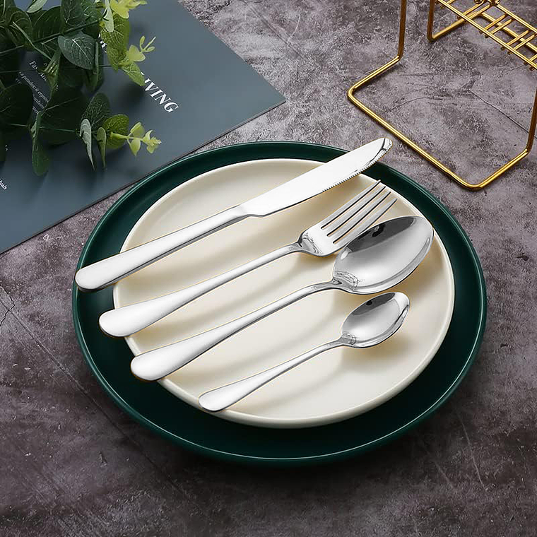 Set De Cubiertos 24 Piezas Acero Inoxidable 2