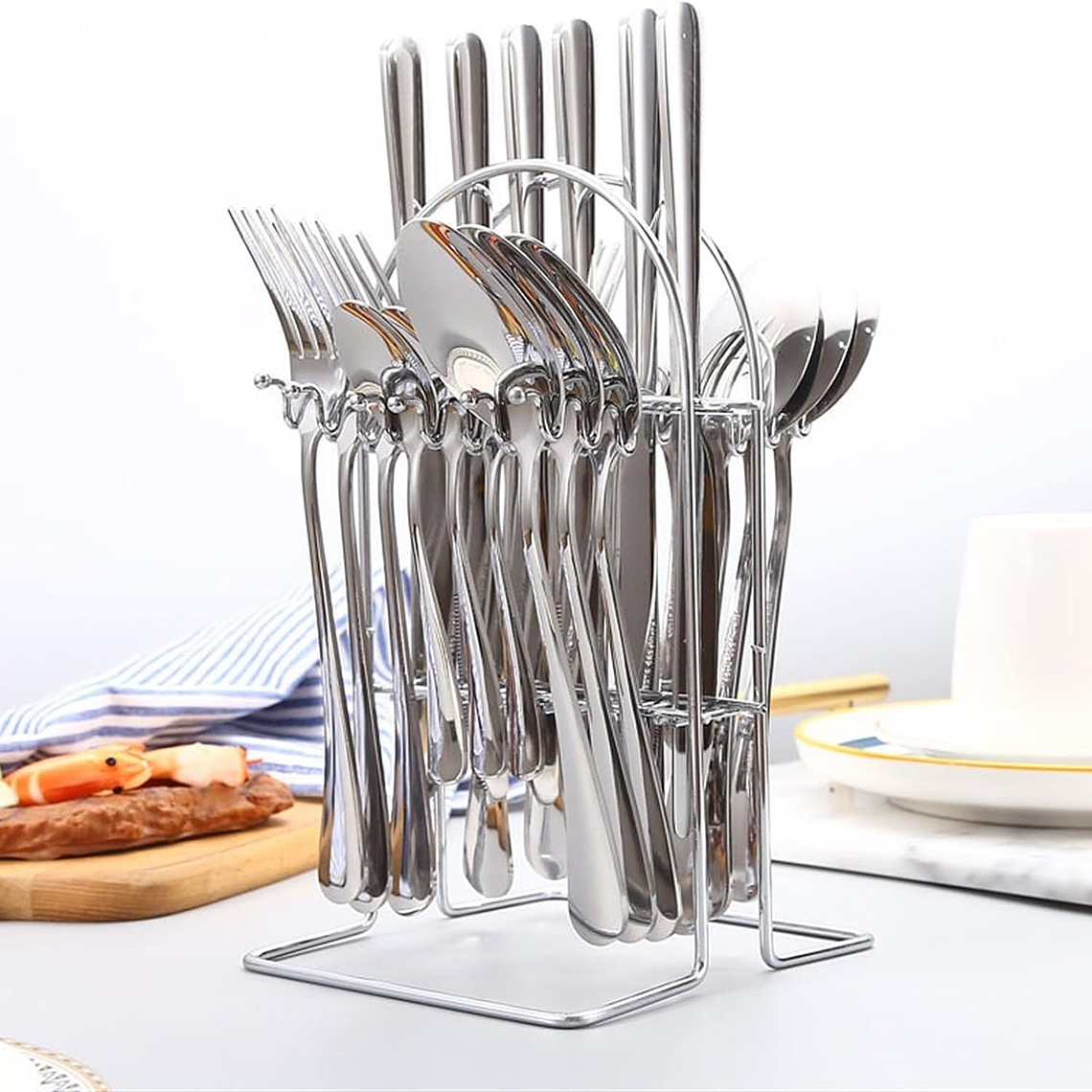 Set De Cubiertos 24 Piezas Acero Inoxidable 1