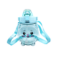 Botella Agua Antiderrame Kawaii Con Sticker Y Correa 1000ml - Miniatura 1