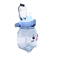 Botella Agua Antiderrame Kawaii Con Sticker Y Correa 1000ml - Miniatura 4