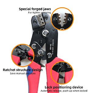 Set Terminales Para Cable + Alicate Crimpeadora