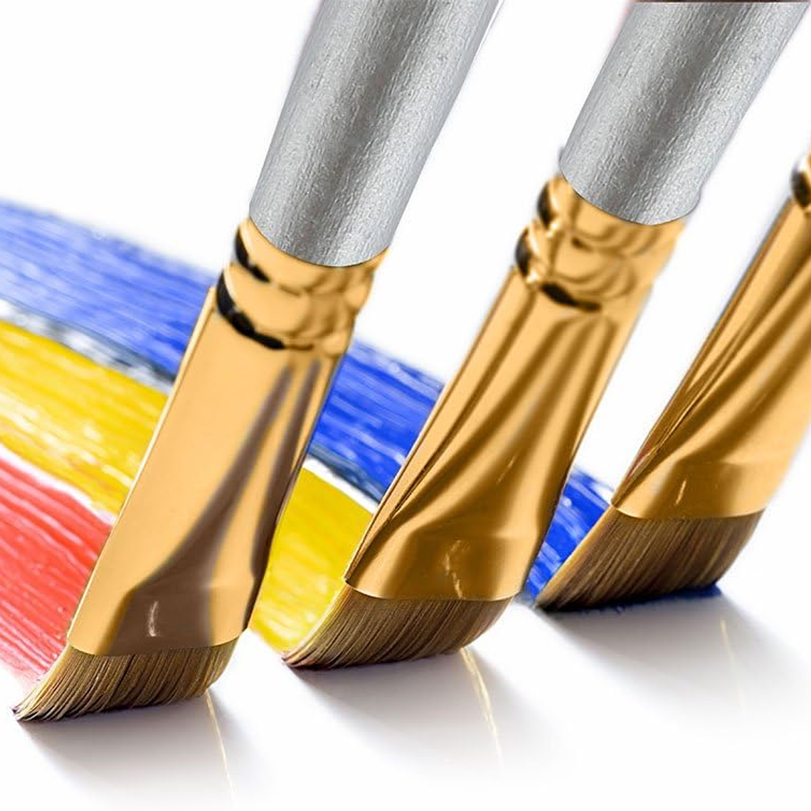 Set Pinceles 15 Piezas Pelo Sintético Acuarela Acrílico Oleo 3