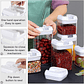Set 5 Contenedores De Alimento Tapa Hermética Almacenamiento - Miniatura 5