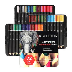 Set 72 Lapices Colores Arte Profesional Solubles En Agua