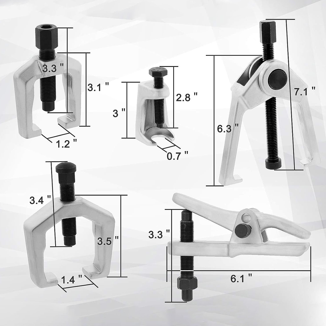 Kit Extractor Rotulas Y Terminales De Direccion 5 Pcs 4