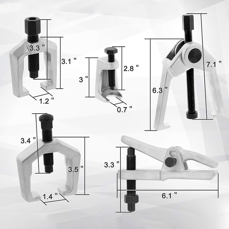 Kit Extractor Rotulas Y Terminales De Direccion 5 Pcs 4