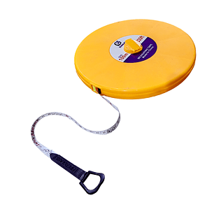 Huincha Cinta Medir 100 Metros Con Manillas Herramientas