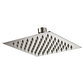 Plato Ducha Cuadrado Acero Inoxidable 20 Cms - Miniatura 1