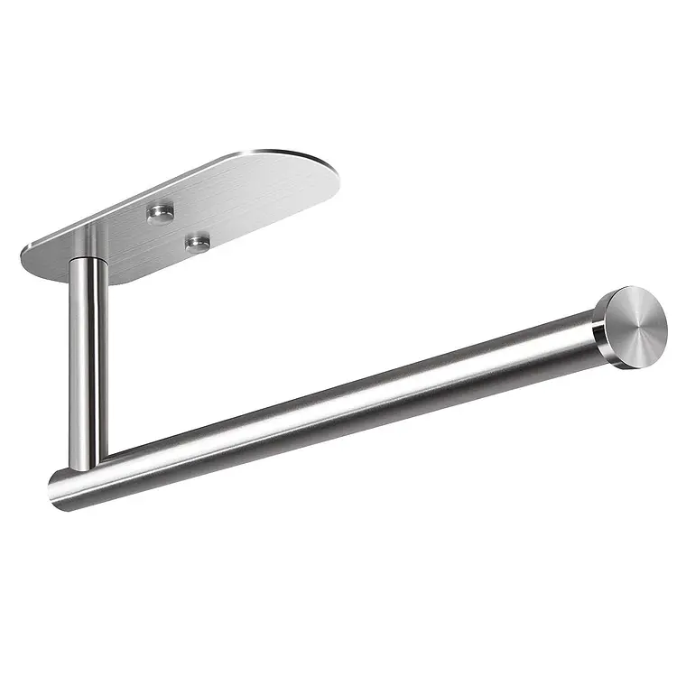 Portarollos Toalla De Papel Nova De Acero Inox Autoadhesivo 2