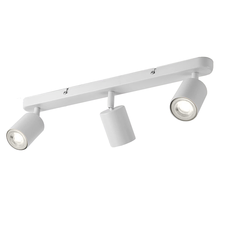 Aplique Lampara Triple Dirigible Con Ampolleta Dicroica Gu10 2