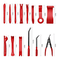 Kit De Herramientas Desmontaje Audio Tableros Auto 19 Piezas - Miniatura 6