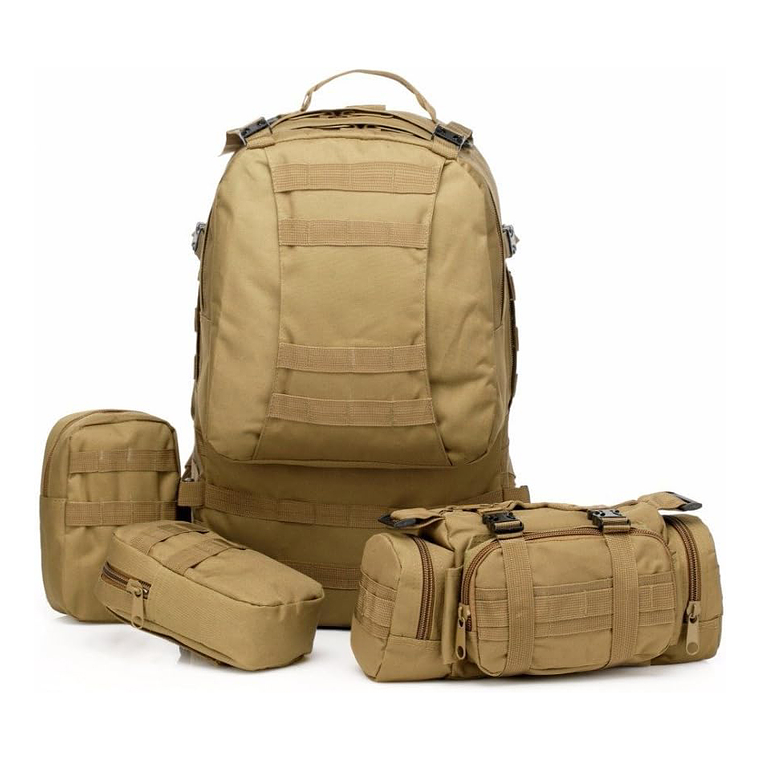 Mochila Táctica Militar Desmontable 50 Litros 3 Piezas 3