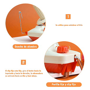 Bobinadora Ovilladora Manual De Lanas E Hilos Hasta 100 Grs