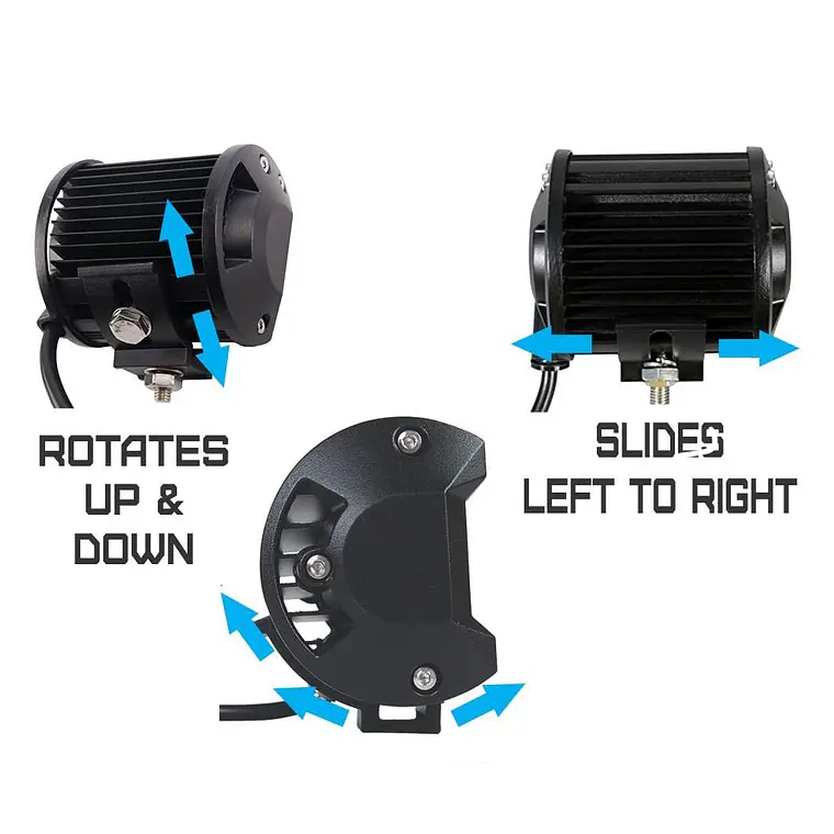 Foco Led Neblinero Luz Doble 7d 36w 4 Pulgadas Auto 3