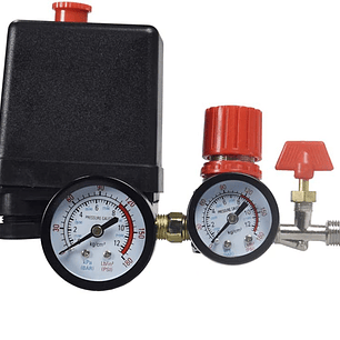 Compresor Aire Válvula Presión 180psi Interruptor Regulador