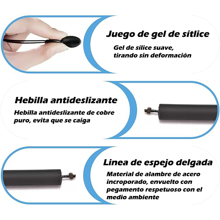 Soportes Antideslizantes Para Gafas Fijadores De Lentes 2