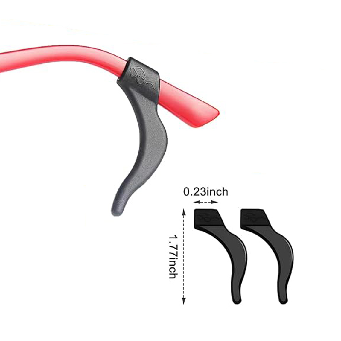 Soportes Antideslizantes Para Gafas Fijadores De Lentes 3