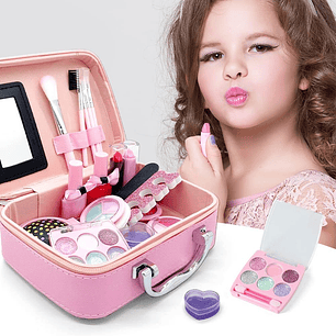 Kit De Maquillaje Para Niñas Juguete Cosméticos No Tóxicos