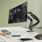 Soporte Ergonómico De Mesa Para Tv/monitor 2 Brazos 17-27 - Miniatura 4