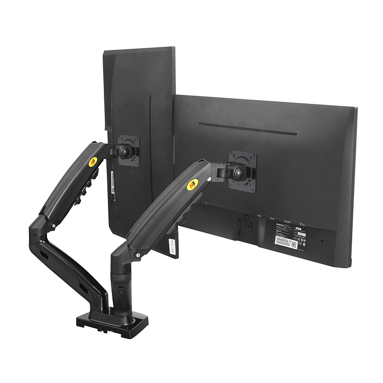 Soporte Ergonómico De Mesa Para Tv/monitor 2 Brazos 17-27 2