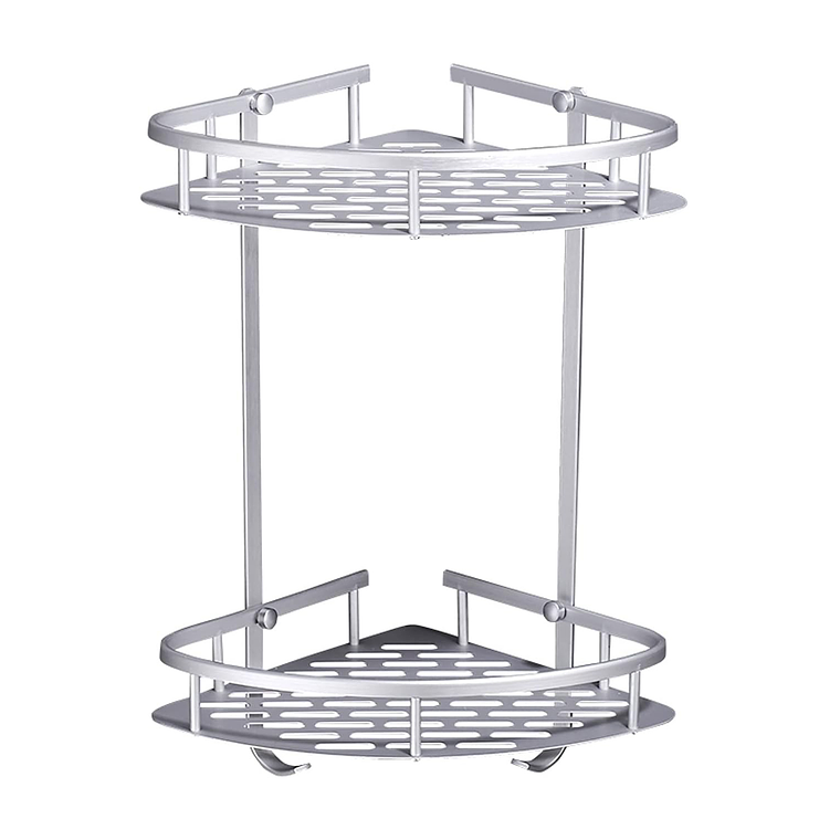 Organizador Para Ducha Estante Esquinero 2 Niveles Multiuso 1