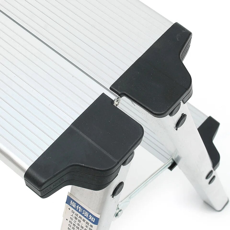 Escalera Taburete Plegable 2 Peldaños Aluminio 6