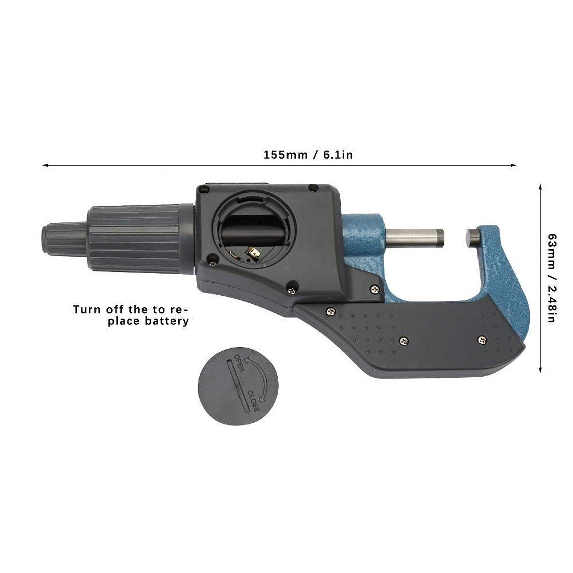 Micrometro Digital Externo 0 A 25mm 6