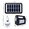 Kit Solar De Emergencia Camping Usb 3 Ampolletas