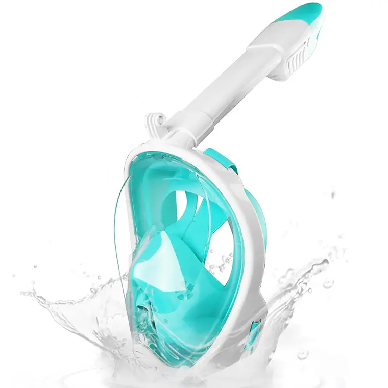 Máscara Snorkel Fullface Buceo Antiniebla Con Soporte Gopro 2