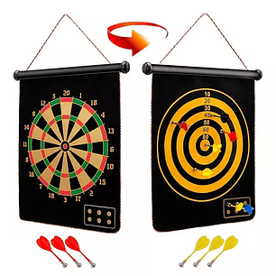 Juego Dardo Tablero Colgante Y Plegable Accesorios Magnético