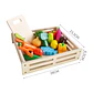 Set De Frutas Y Verduras De Madera Juguete Didáctico 17pzs - Miniatura 7