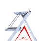 Escalera Multiuso Plegable 2 Peldaños Ultra Compacta - Miniatura 5