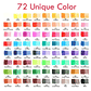 Juego De Lapices De Colores 72pzs Arte Dibujo Profesional - Miniatura 5