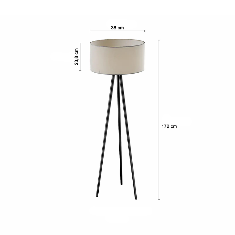 Lámpara De Pie Sala De Estar Lampara Moderna 4