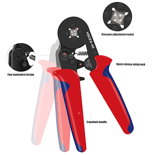 Alicate Crimpadora Prensa Terminal Trinquete