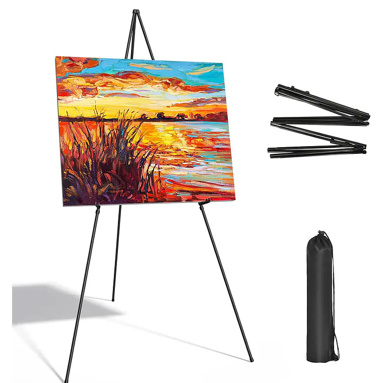 Caballete Tripode Plegable Portatil Para Carteles Pinturas 1
