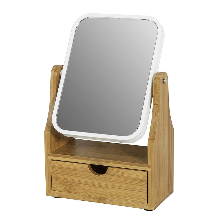 Espejo De Maquillaje Rotacion 360 Espejo De Mesa Con Cajon 2