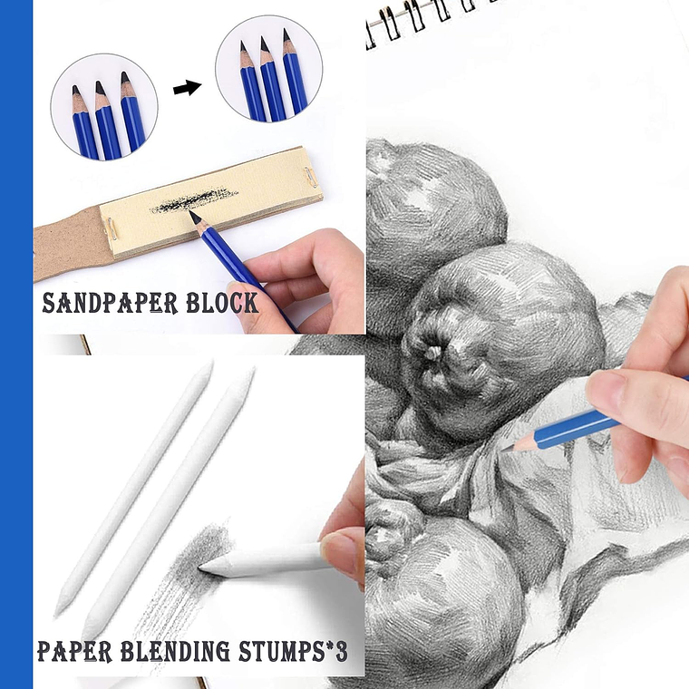 Set De Lapices 145 Pzs Estuche Profesional Arte 5