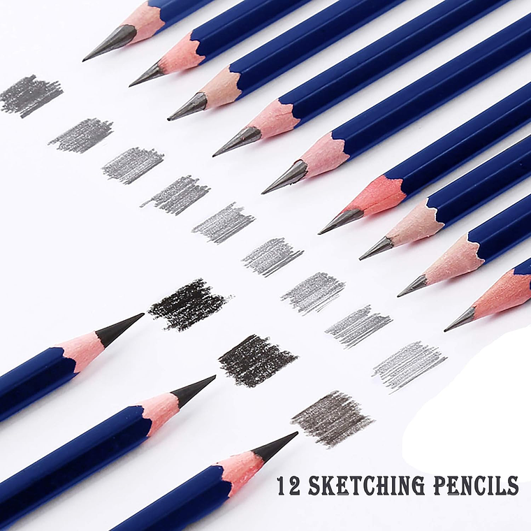 Set De Lapices 145 Pzs Estuche Profesional Arte 6