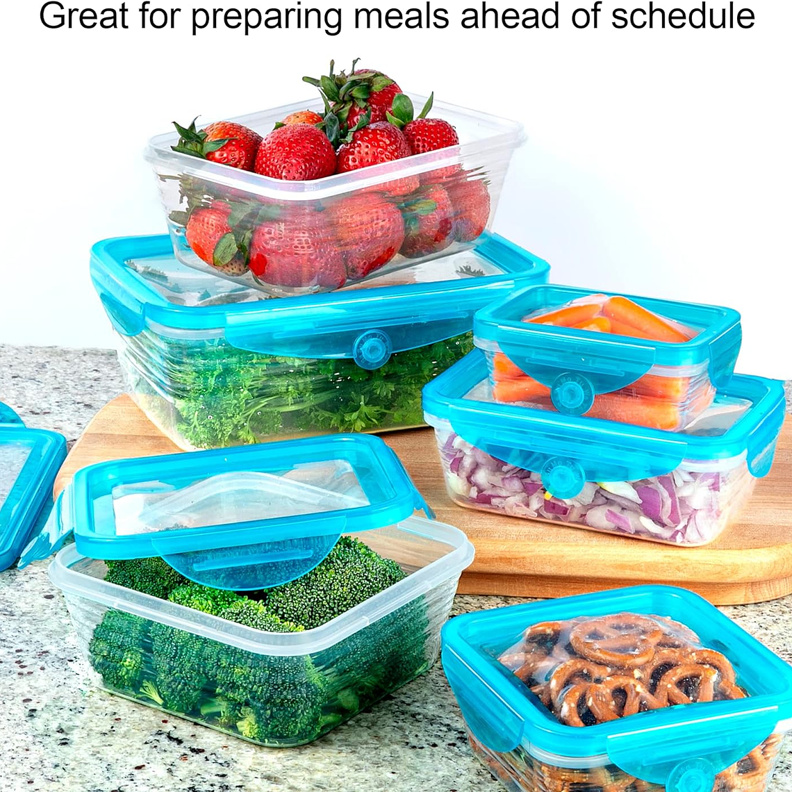 Taper Tupper Hermetico Pack 6 + Tapa Silicona Flexible 2