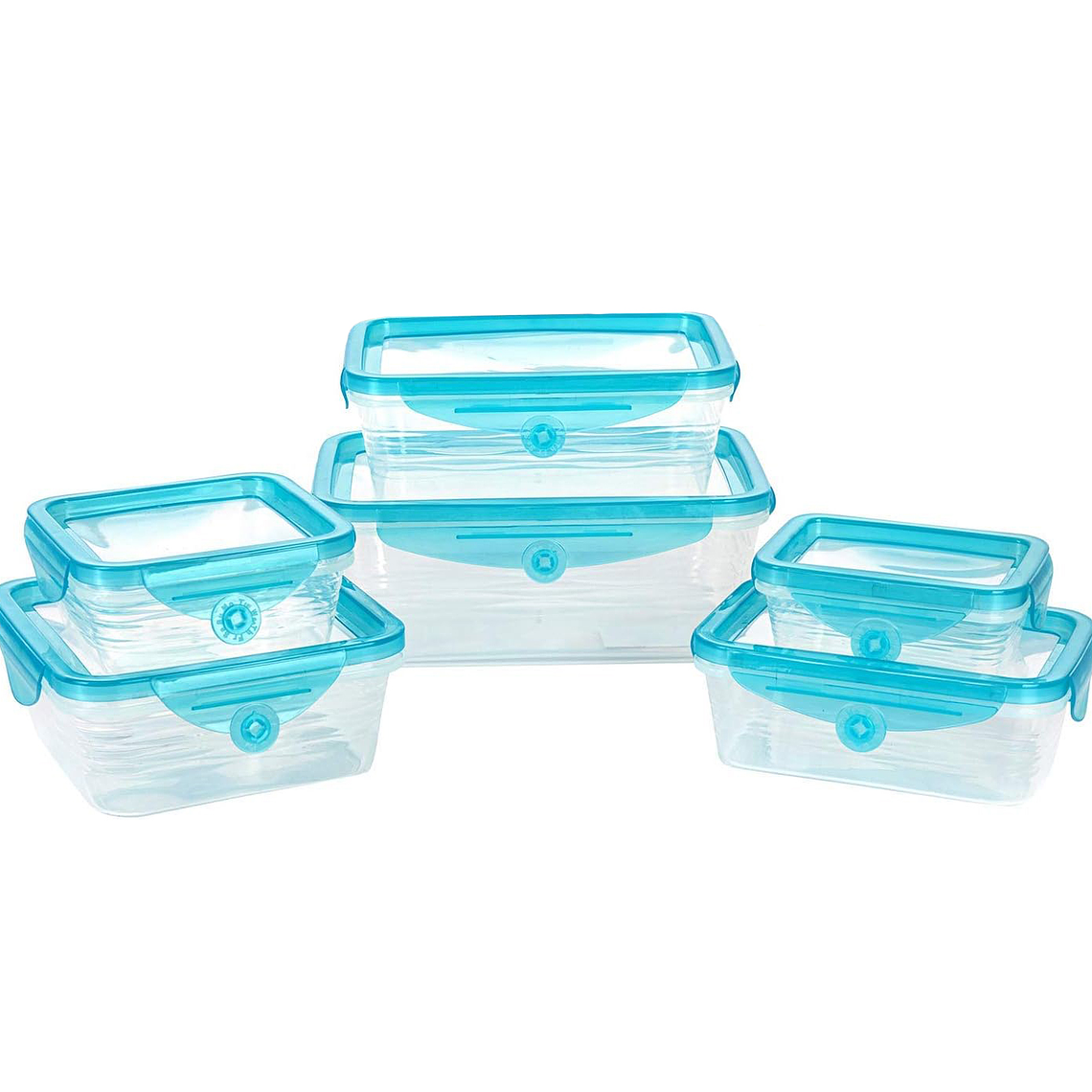 Taper Tupper Hermetico Pack 6 + Tapa Silicona Flexible 1