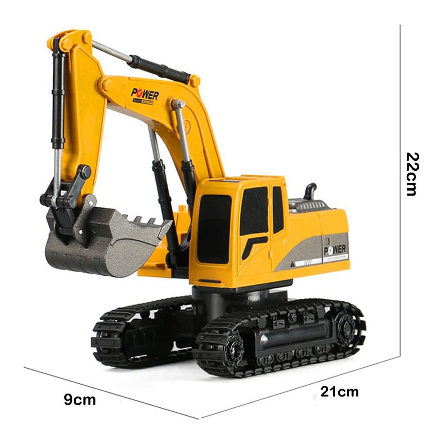 Excavadora Rc Control Remoto 1:24 Juguete Recargable