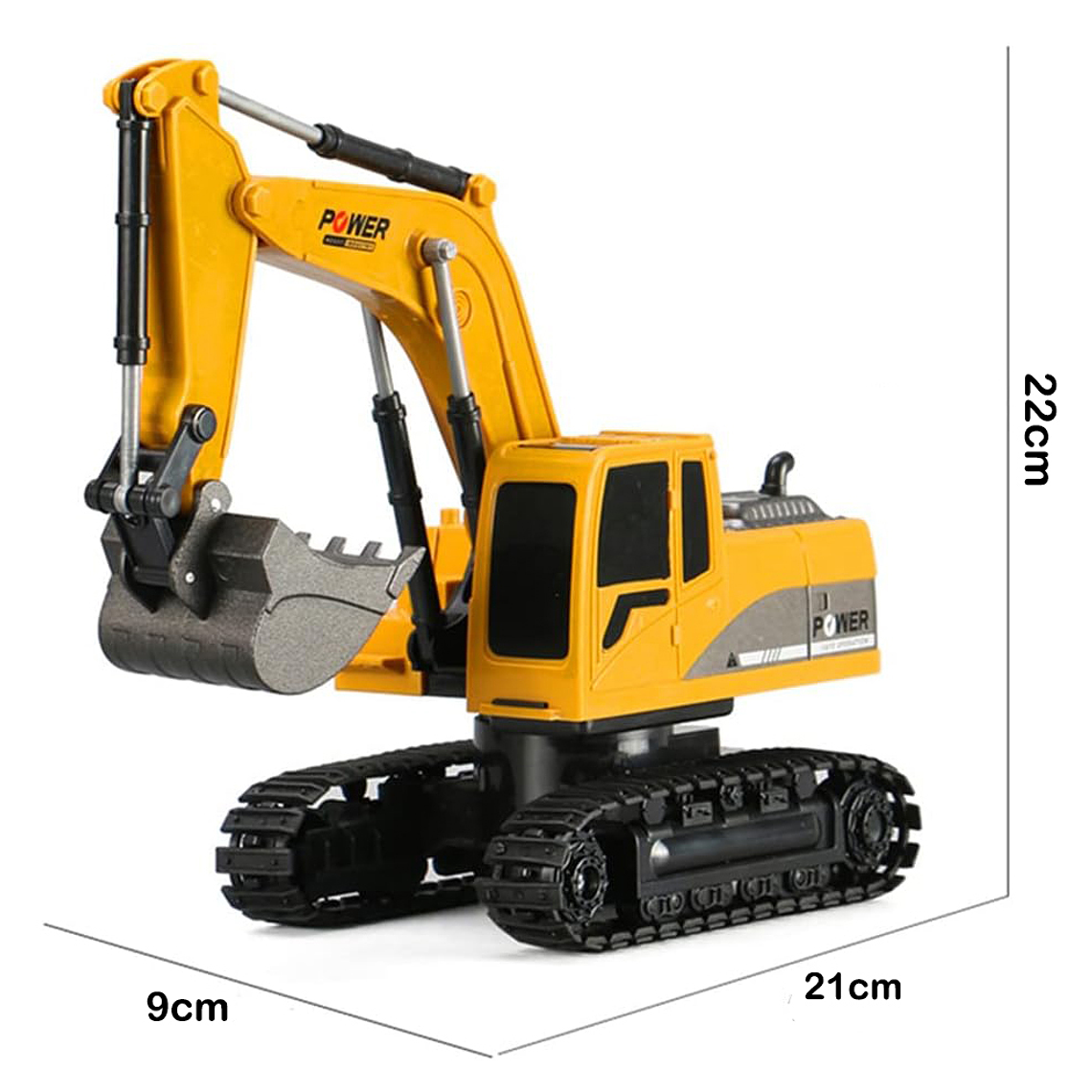 Excavadora Rc Control Remoto 1:24 Juguete Recargable 5