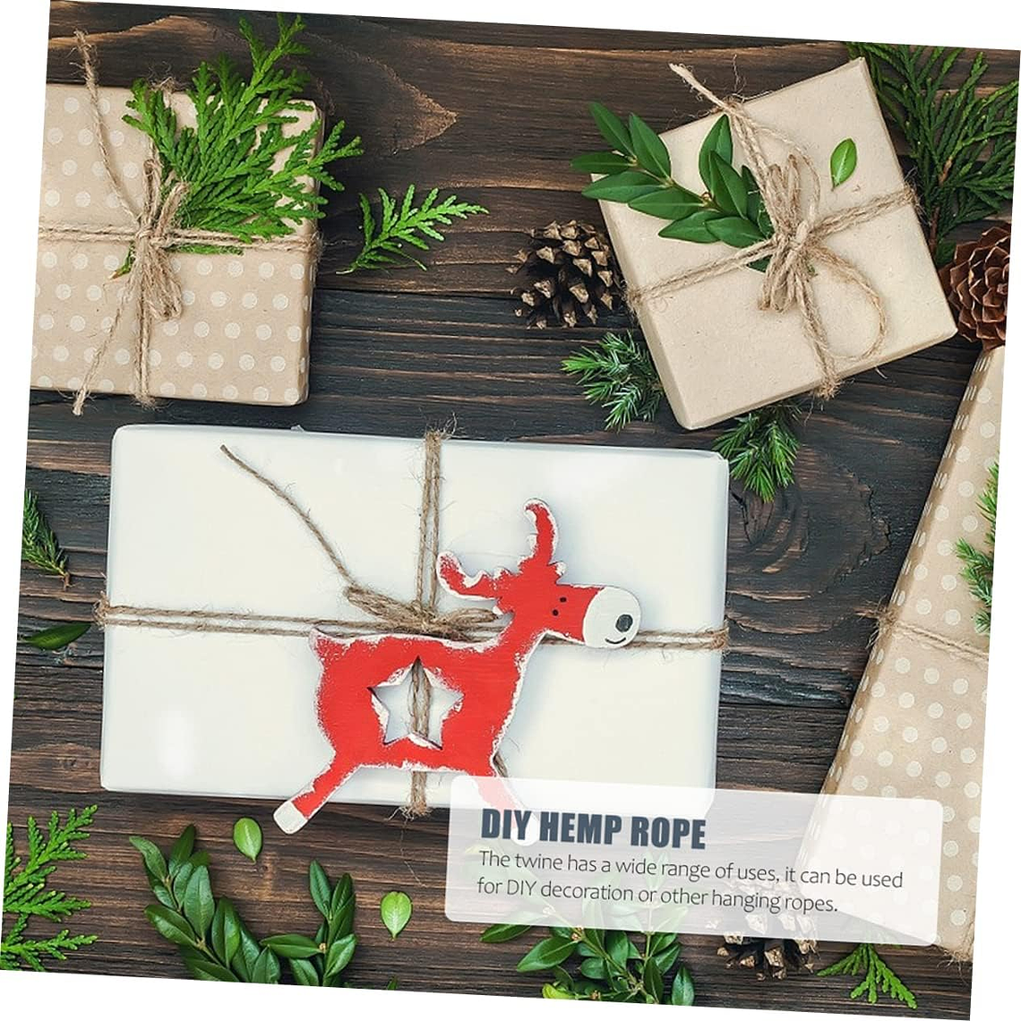 Cuerda Cañamo Yute 200 Mts 3 Mm Soga Decoración Artesanías 3