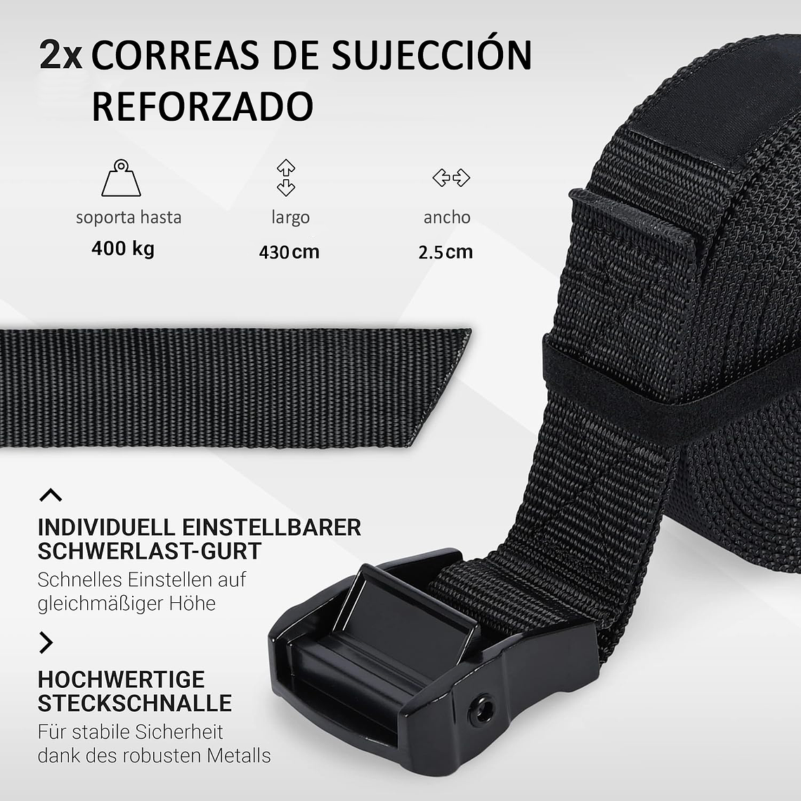 Anillas Olimpicas Fitness Calistenia Correa + Hebillas 2