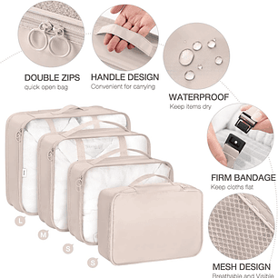 Bolsas De Viaje 8 En 1 Bolsas Organizadoras De Viaje Maleta