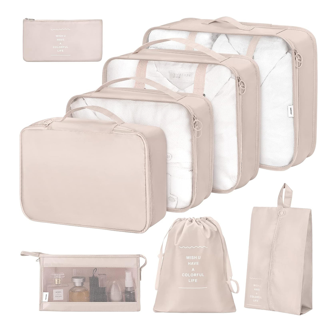 Bolsas De Viaje 8 En 1 Bolsas Organizadoras De Viaje Maleta 1