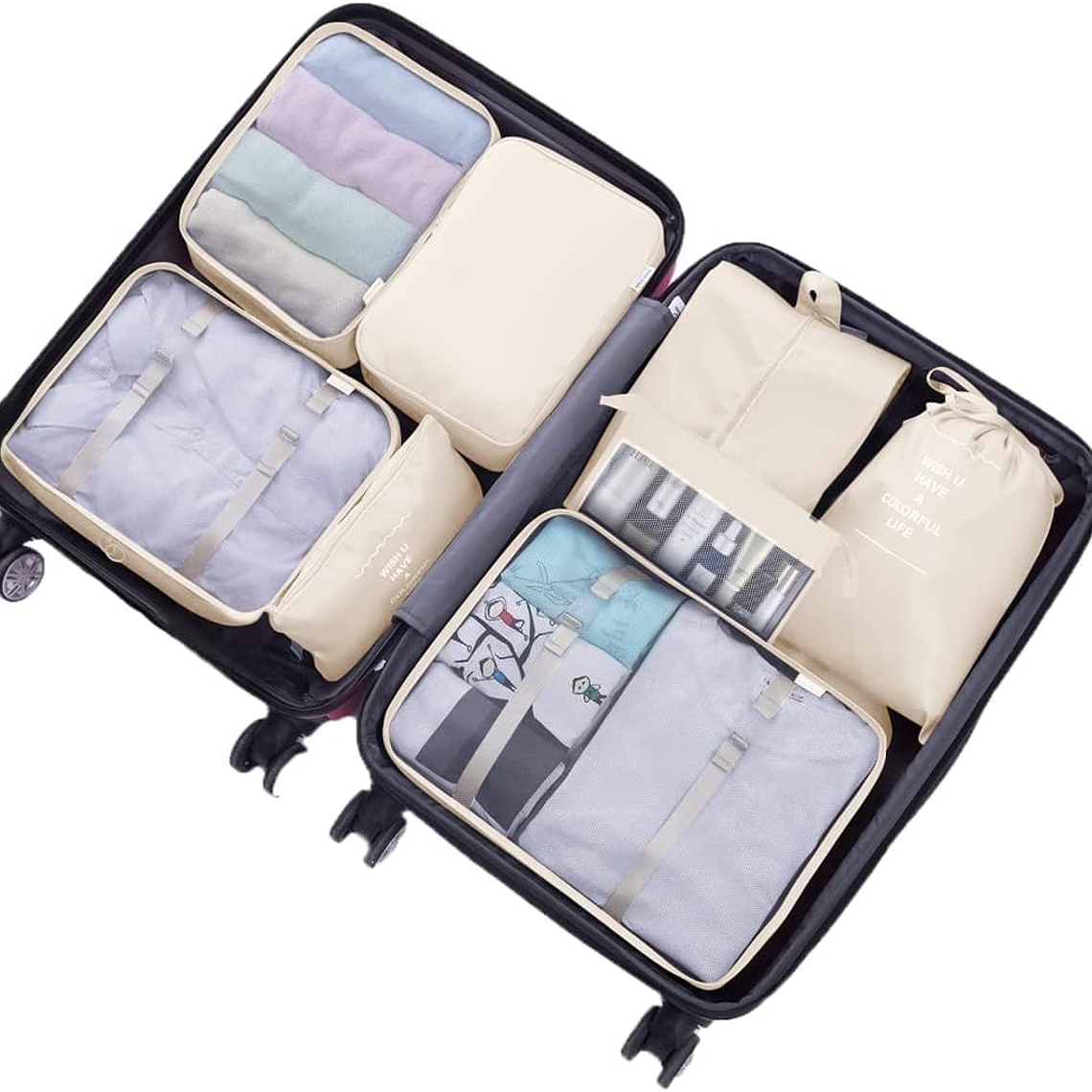 Bolsas De Viaje 8 En 1 Bolsas Organizadoras De Viaje Maleta 4